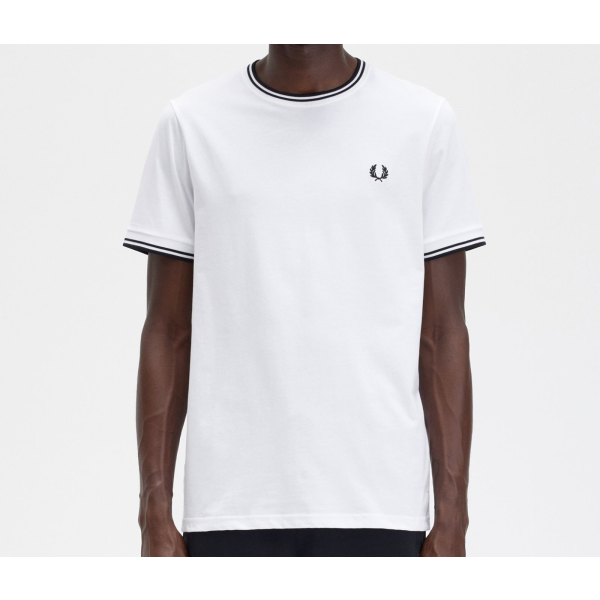 FRED PERRY CAMISETA TWIN TIPPED  +MÁS COLORES