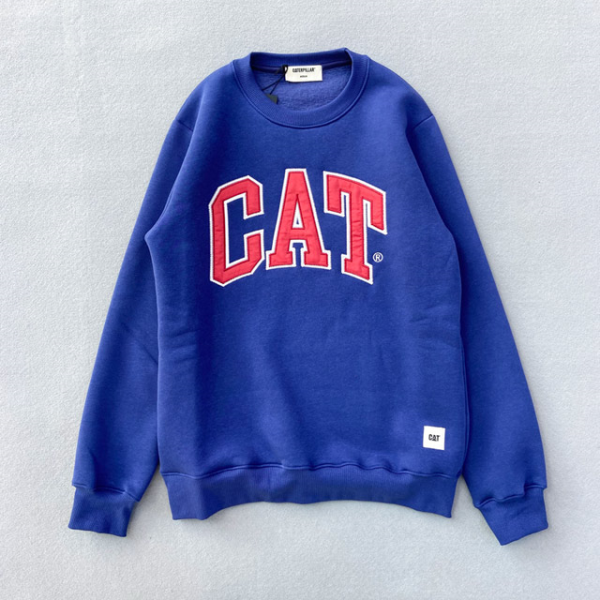 CAT SUDADERA VARSITY CREWNECK