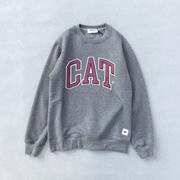 CAT SUDADERA VARSITY CREWNECK