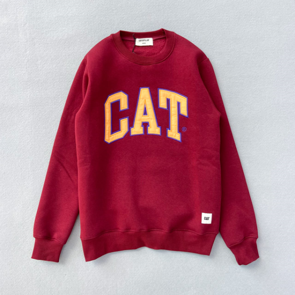 CAT SUDADERA VARSITY CREWNECK