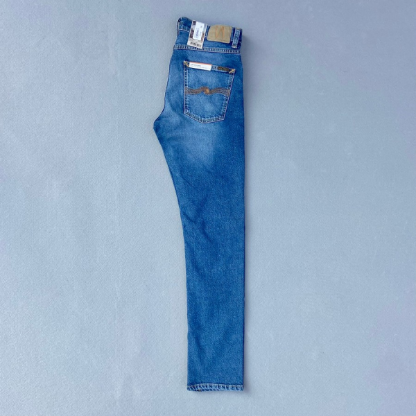 NUDIE JEANS LEAN DEAN BLUE MUD